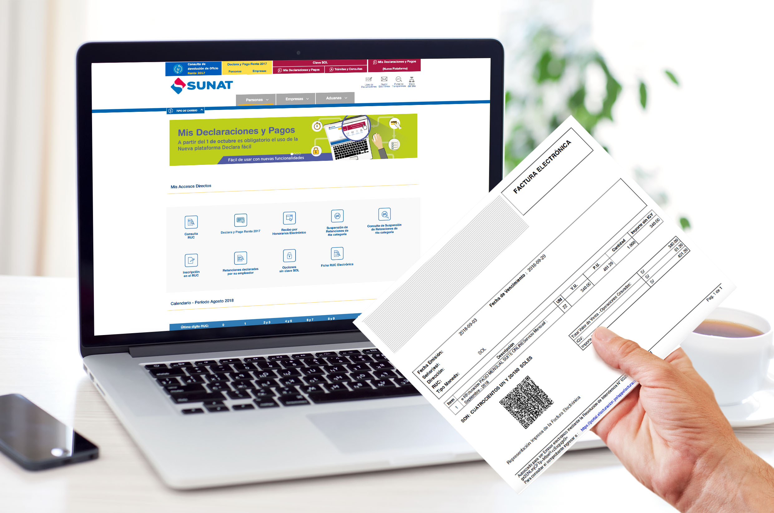 SUNAT: como registrar una nota de credito fisica paso a paso